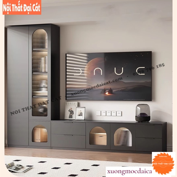 Tủ kệ tivi bằng gỗ sang trọng KKH084