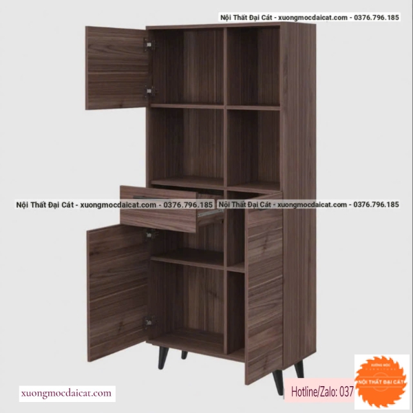 Tủ đựng sách phong cách hiện đại KS247
