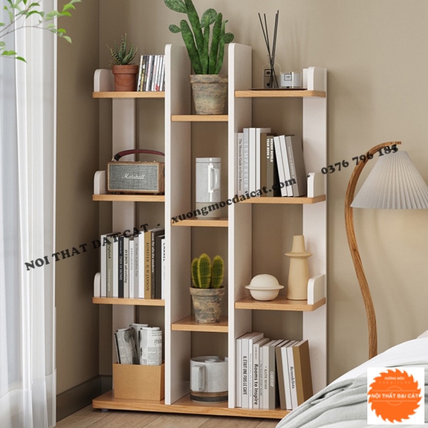Kệ sách xương rồng hiện đại KS164