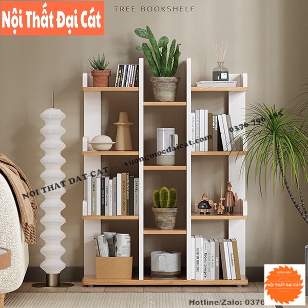 Kệ sách xương rồng hiện đại KS164