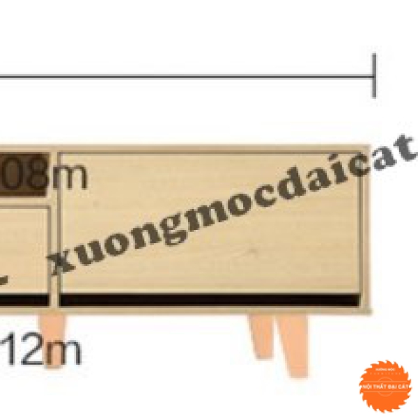Kệ tivi gỗ công nghiệp MDF KTV395