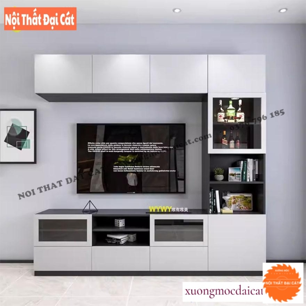 Tủ kệ tivi gỗ MDF cao cấp KKH085