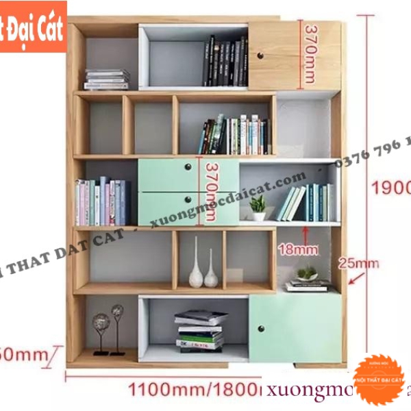 Kệ sách thiết kế đa năng KS165