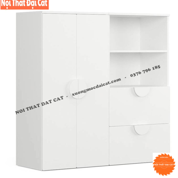 Tủ gỗ để đồ cho bé TTE065