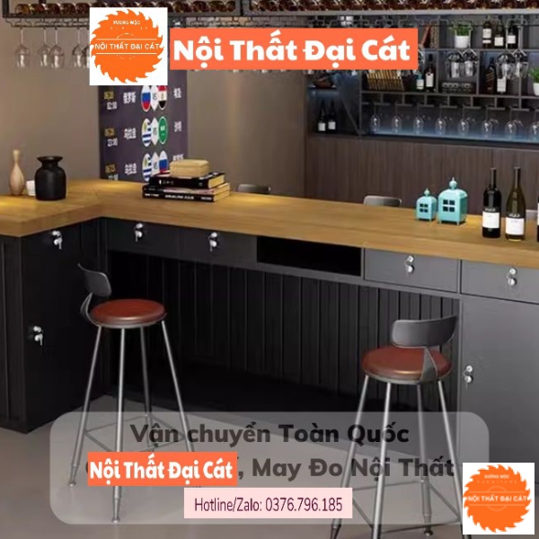 Quầy bar rượu thiết kế cao cấp QB019