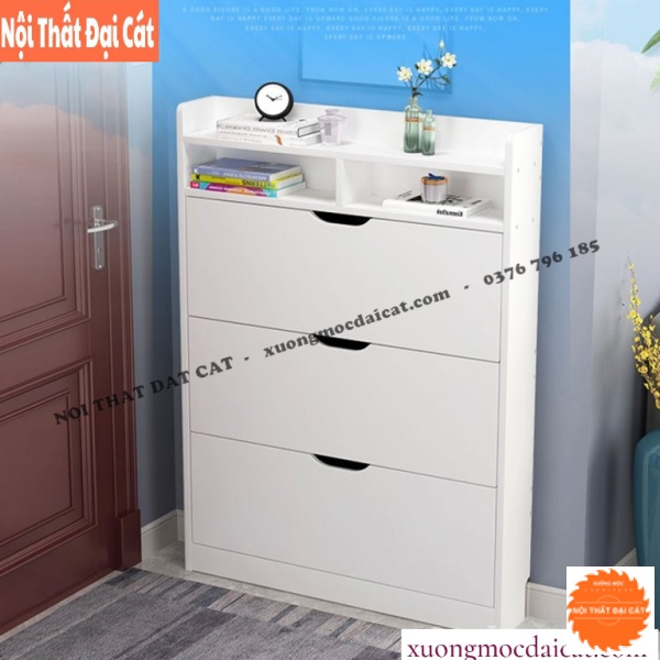 Tủ giày cánh lật nhỏ gọn 3 tấng TG213