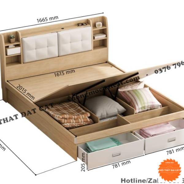 Giường ngủ thông minh cho gia đình G101