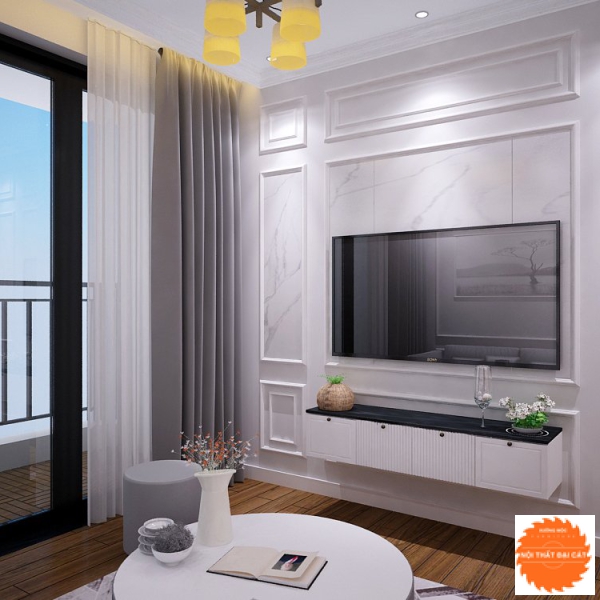 Kệ tivi treo tân cổ điển KTV232