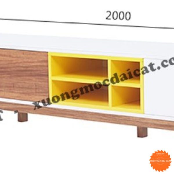 Kệ tivi phòng khách bằng gỗ MDF KTV397