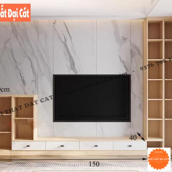 Tủ tivi gỗ công nghiệp gia đình KKH087