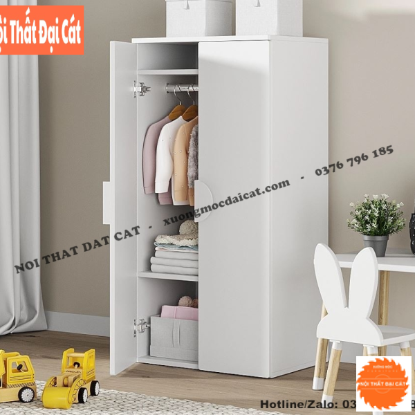 Tủ áo quần trẻ em nhỏ gọn TTE066