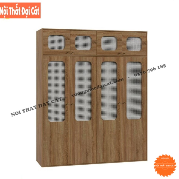 Tủ quần áo cho gia đình thiết kế lớn TA445