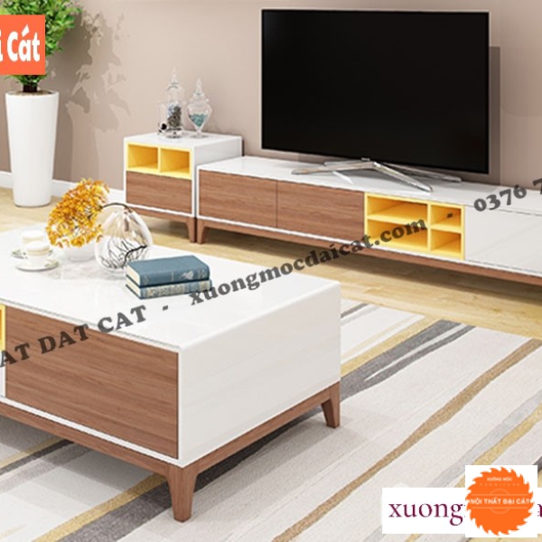 Kệ tivi phòng khách bằng gỗ MDF KTV397