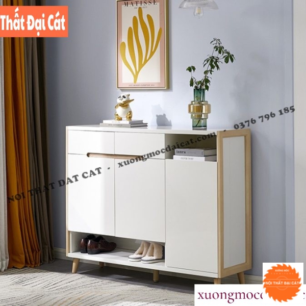 Tủ giày dép gỗ thiết kế sang trọng TG215