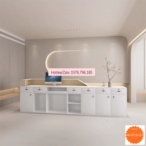 Quầy lễ tân phong cách hiện đại QLT051