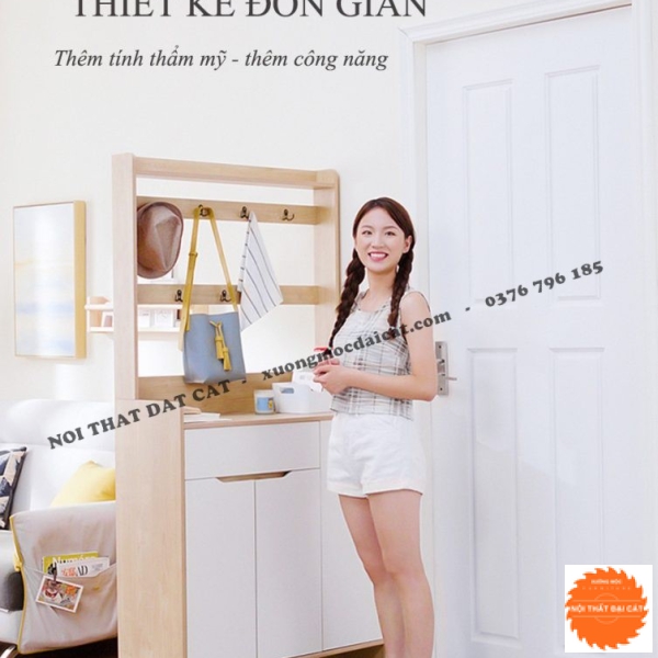 Tủ giày dép gỗ công nghiệp MDF TG169