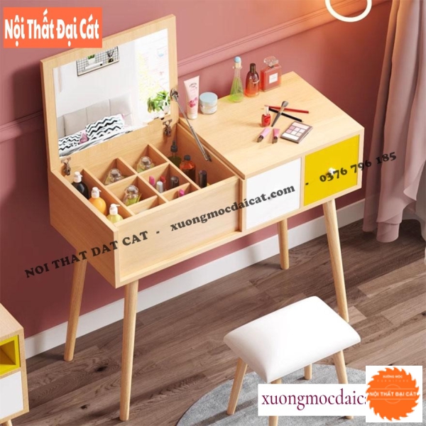 Bàn trang điểm giấu gương BTĐ124
