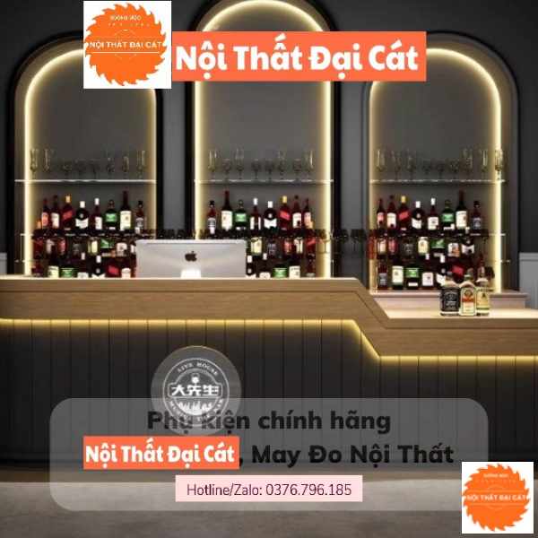 Quầy bar đẹp sang trọng QB017