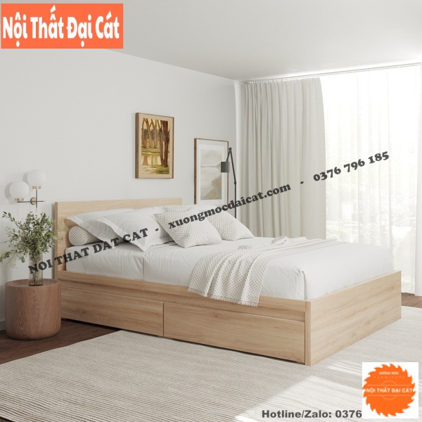 Giường ngủ gỗ công nghiệp cao cấp G104
