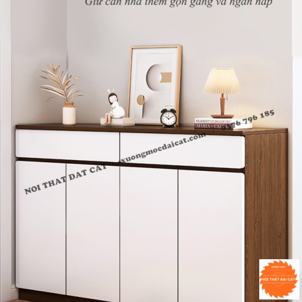 Tủ giày gỗ thiết kế hiện đại TG216
