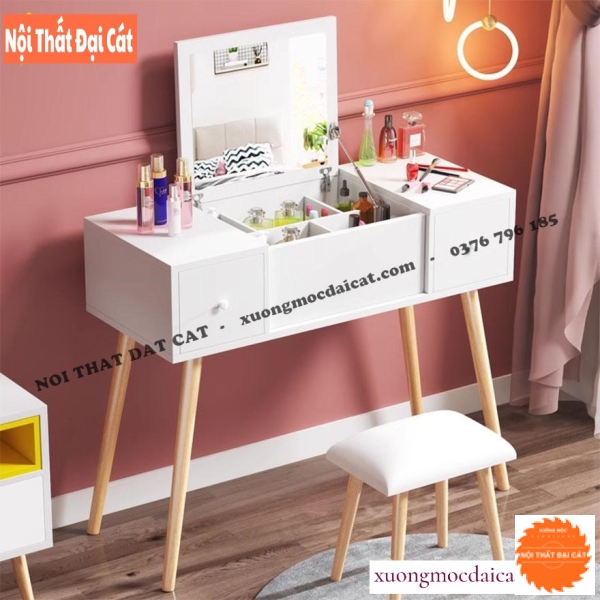 Bàn trang điểm giấu gương BTĐ124