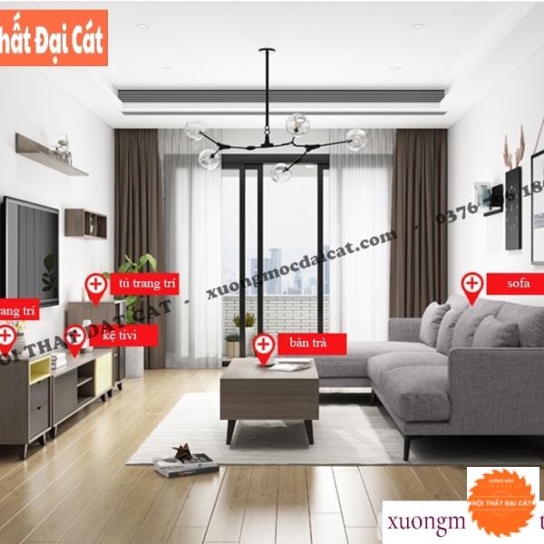 Kệ tivi lưu trữ đa năng KTV400