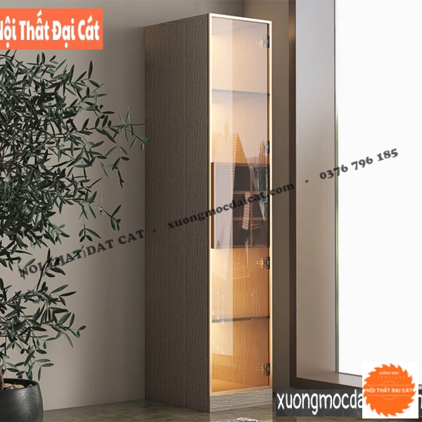 Tủ rượu cánh kính có đèn led TR062