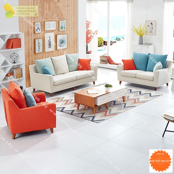 Ghế sofa gỗ gia đình phòng khách hiện đại 