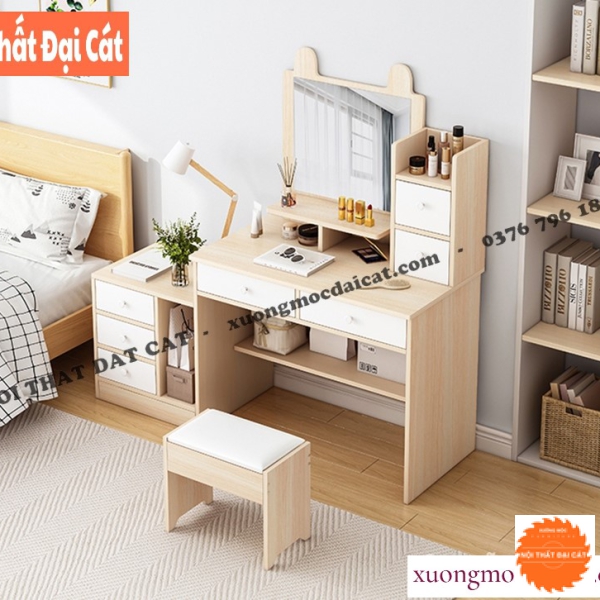 Bàn trang điểm gu nhẹ nhàng BTĐ128