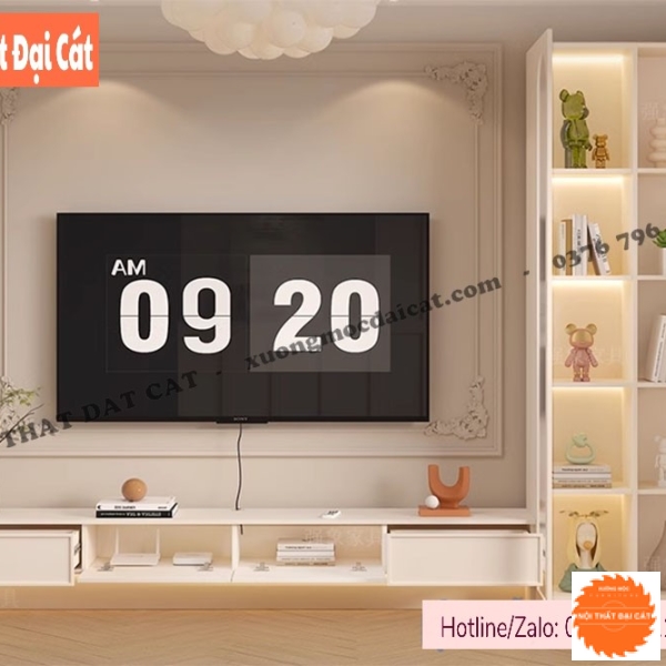 Kệ tủ tivi phòng khách chữ L KKH091