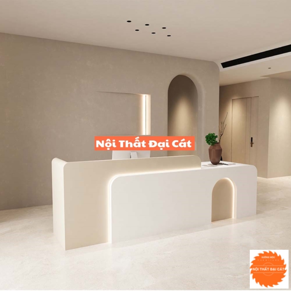 Quầy lễ tân thiết kế thời trang QLT054