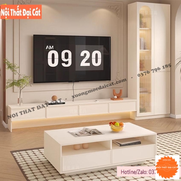 Kệ tủ tivi phòng khách chữ L KKH091