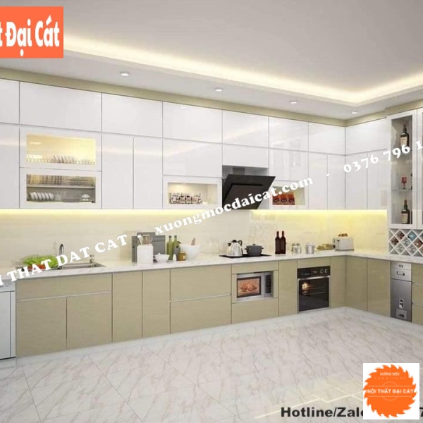 Tủ bếp thiết kế hiện đại MS0046