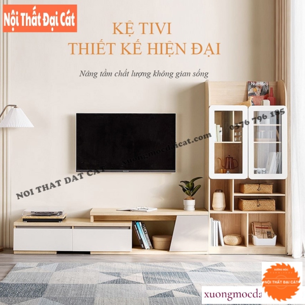 Kệ tivi phòng khách kiểu dáng hiện đại KTV401