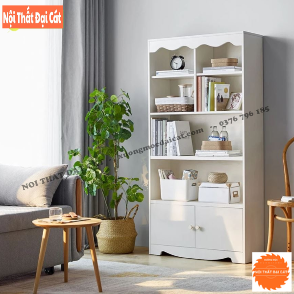Tủ sách gỗ công nghiệp đẹp KS219