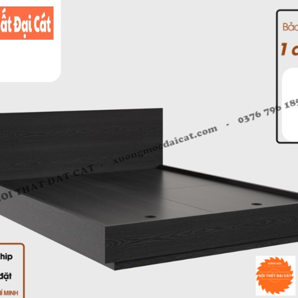 Giường ngủ gỗ hiện đại G117