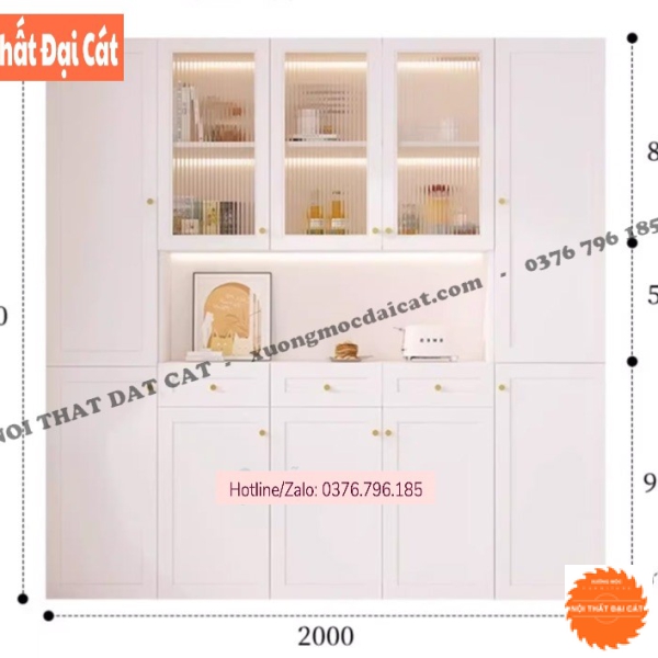 Tủ để đồ nhà bếp thiết kế đẹp TBN110