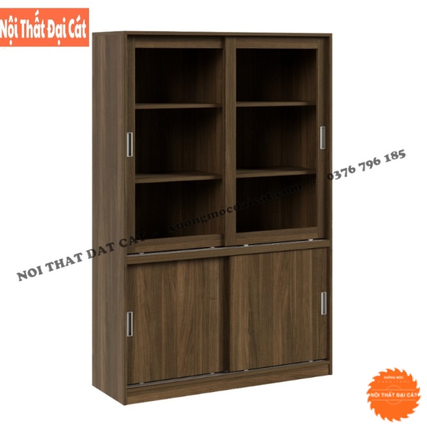 Kệ để sách thiết kế cánh trượt KS203