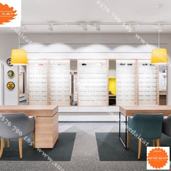Mẫu thiết kế shop mắt kính MS004