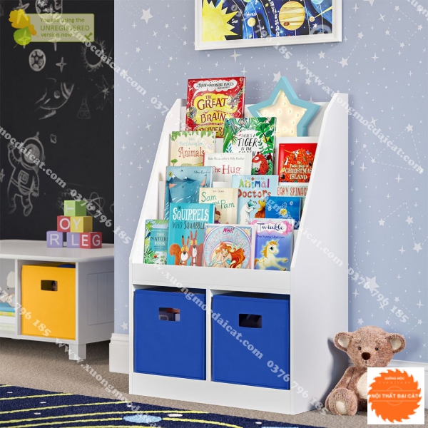 Kệ để sách cho bé hiện đại KSTE008