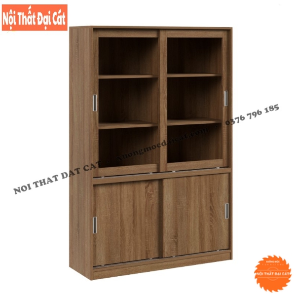 Kệ để sách thiết kế cánh trượt KS203