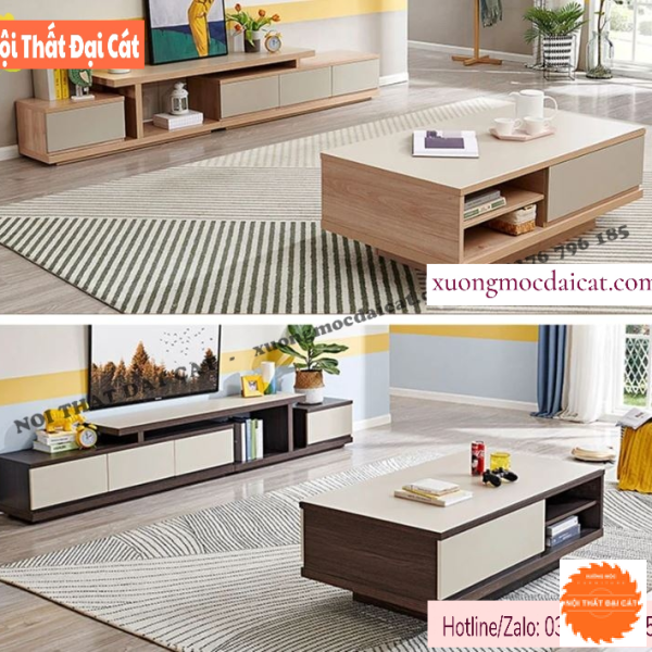 Bàn sofa Bắc Âu cho phòng khách BS077