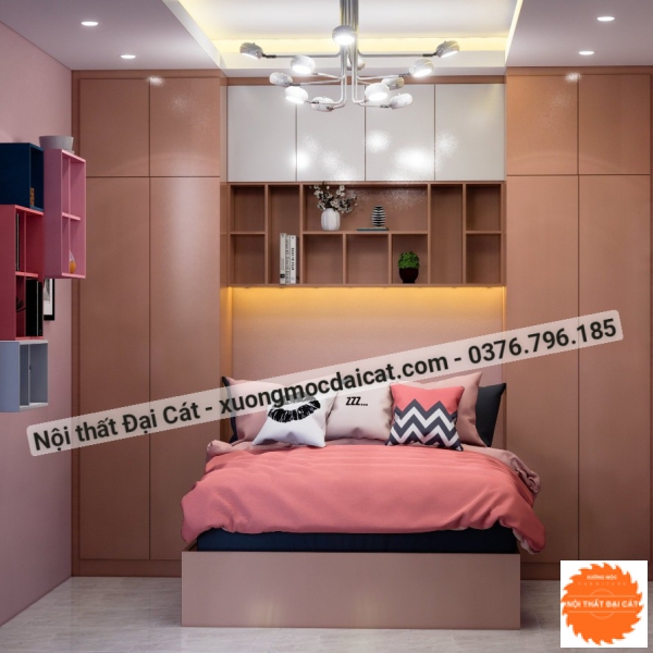 Giường ngủ trẻ em thiết kế đẹp MS0021