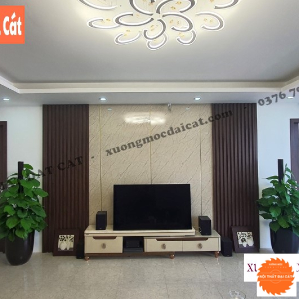 Vách ốp kệ tivi VO035