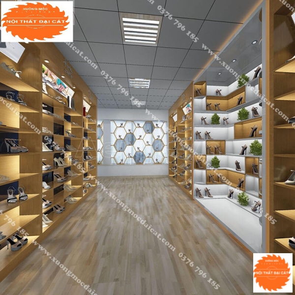 Mẫu thiết kế shop giày dép MS005