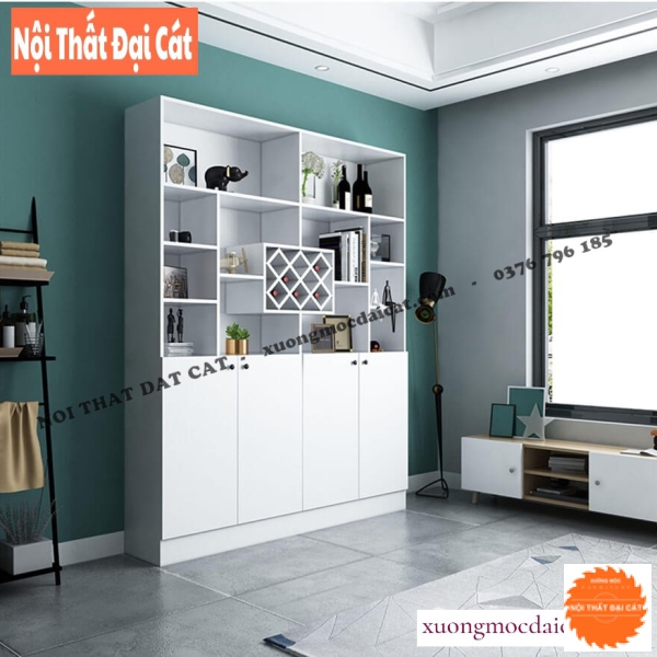Tủ rượu tone trắng hiện đại TR021