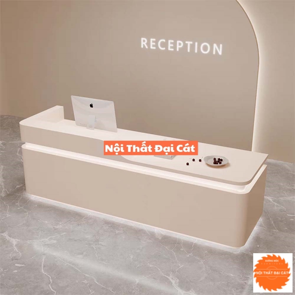 Quầy lễ tân thiết kế ấn tượng QLT055