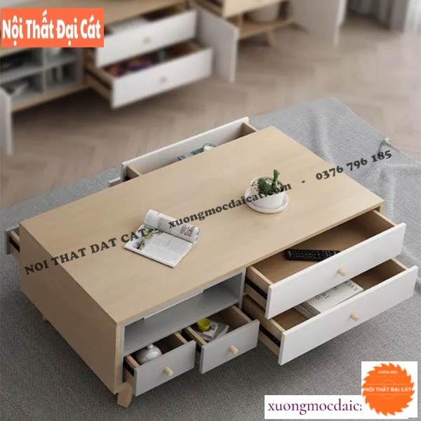 Bàn sofa gỗ hiện đại cho phòng khách BS060