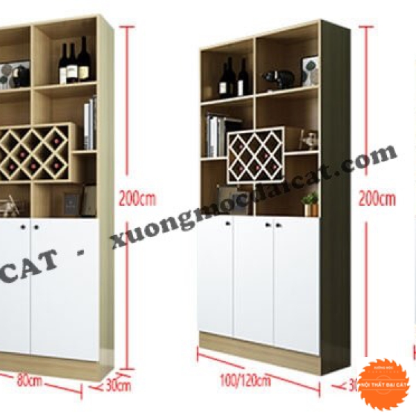 Tủ rượu tone trắng hiện đại TR021