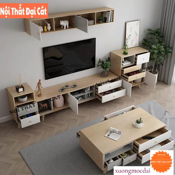 Bàn sofa gỗ hiện đại cho phòng khách BS060